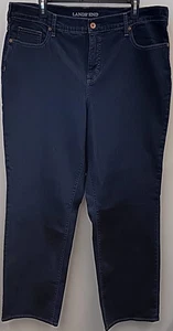 Lands' End Women's High Rise Straight Blue Size 18W Jeans - Picture 1 of 5