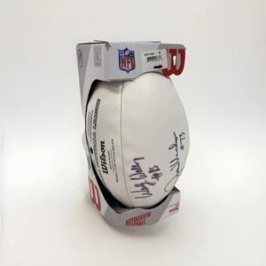 Wilson Official Size Football W/ 2 Jets Autographs HOF Joe Klecko/Wesley Walker - Picture 1 of 6