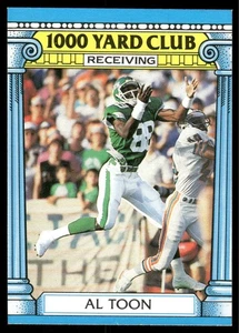 1987 Topps #12 Al Toon New York Jets Football Karte - Bild 1 von 2
