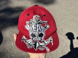 Sombrero Piratas del Caribe Rojo Jóvenes Niños Gorra Trasera a Presión Hombres Muertos Tell No Tales - Imagen 1 de 8