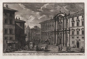 G. Vasi Chiesa della Santissima Trinita degli Spagnoli Rome Roma incisione - Bild 1 von 1