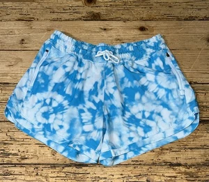 Athleta Girls Size XL(14) Free Spirit Santorini Blue All Play 3” Short EUC - Picture 1 of 7