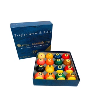 Super Aramith Pro TV Pro Cup Billiard Pool Ball Set with Box – Used from Japan - Picture 1 of 21
