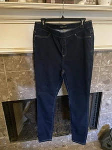 Simply Vera Vera Wang Pull On Blau Leggings Jeggings Gr. Large Stretch - Bild 1 von 7