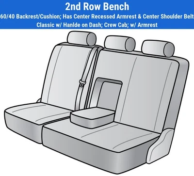 Fundas de asiento de neopreno genuinas para Chevrolet Silverado 2500 HD Classic 2007 Foto 1 de 4