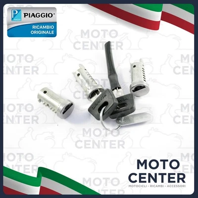KIT 3 SERRATURE PIAGGIO ZIP 50 ('92-'00) - Immagine 1 di 4