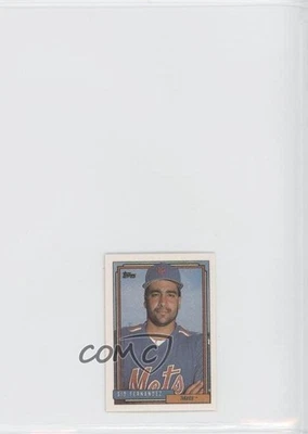 1992 Topps Micro Box Set Sid Fernandez #382 - Image 1 of 2