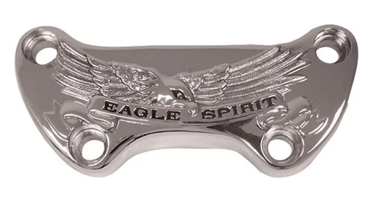 Chrome Handlebar Riser Top Clamp Eagle Spirit  For 74+ Harley HD# 56177-92TA Foto 1 de 1