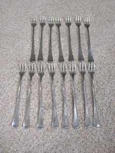 Oneida Edelstahl Besteck DISTINCTION / FIRESIDE Cocktail Gabeln 15er Set * USA - Bild 1 von 6