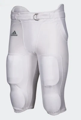 Adidas Mens Climalite Integrated 7 Pads Football Pants White A58732 - Image 1 of 4