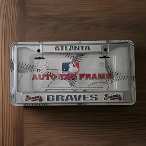Atlanta Braves MLB Rico Industries License Plate Auto Tag Frame NEW SEALED 2013 - Picture 1 of 10