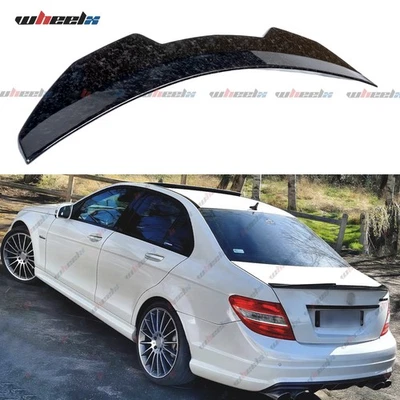 PARA MERCEDES BENZ W204 C63 2008-14 CARBONO FORJADO PSM ALERÓN MALETERO HIGHKICK Foto 1 de 4
