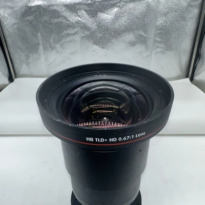 Barco R9862000 TLD+ HB (0.67) ULTRA SHORT THROW FIXED PROJECTOR LENS - Image 1 of 4