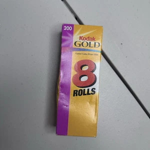 Kodak Gold 200 Film 8 Roll New In Box Medium Speed DayLight Balanced ISO - Picture 1 of 5