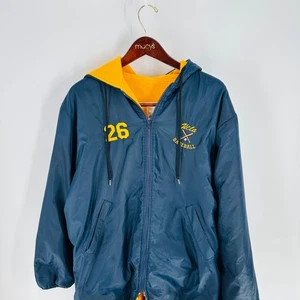 Giacca con cappuccio e zip intera Swim Depot NCAA UCLA Bruins Baseball #26 blu navy - Foto 1 di 10