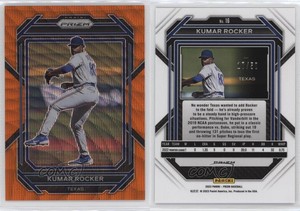 2023 Panini Prizm Orange Wave Prizm /50 Kumar Rocker #16