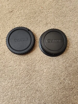 CANON CAMERA BODY/REAR LENS CAP SET*NEW*  - Image 1 of 2