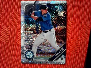 2019 Bowman Draft Chrome Sparkles Refractor Evan White #BDC-172 - Picture 1 of 2