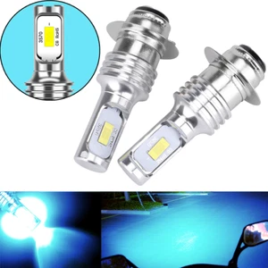 For Yamaha Wolverine Warrior 350 450 R Spec X4 Blue H6M LED Headlight Bulbs WYO - Picture 1 of 12