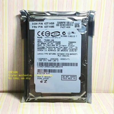 Hitachi  7K200 HTS722010K9SA00 100 GB 7200RPM,2.5" SATA Notebook hard drive - Image 1 of 4