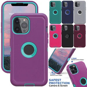 For Apple iPhone 11 Pro/11 Pro Max Shockproof Heavy Duty Cover Hard Hybrid Case - Picture 1 of 54