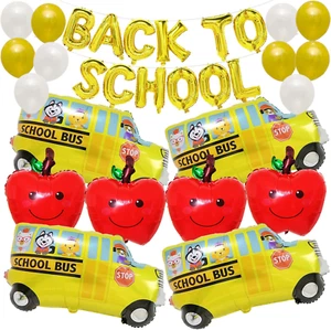 Big, Back to School Balloons Set - Pack of 30 | Back to School Banner for Back t - Picture 1 of 12