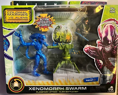 Aliens Xenomorph Vs Colonial Marines Swarm Planetary Attack Walmart Exc!  NOVO! - Imagem 1 de 4