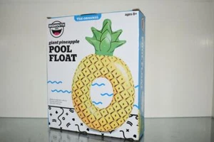 Flotador de piscina de piña gigante BigMouth 8+ años nuevo en caja - Imagen 1 de 2