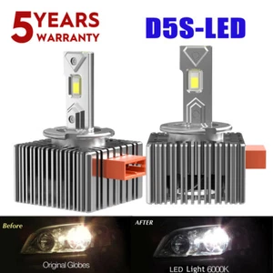 Pair New D5S 6000K Bright For 9285410171 66540 Xenon LED Headlight Bulbs Set - Picture 1 of 14