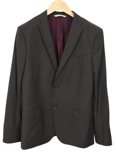 J.Lindeberg Hooper Dressed Wool Slim Fit Blazer Men's (Eu) 54 Brown - Picture 1 of 12