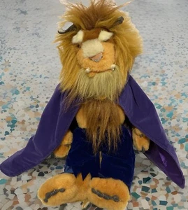 Disney Store La Bella y la Bestia 14" Peluche Púrpura Capa Juguete Peluche - Imagen 1 de 12