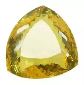 Natural 2000 Ct Trillion Cut Huge Yellow Topaz Brazilian Loose Gemstone - Picture 1 of 7