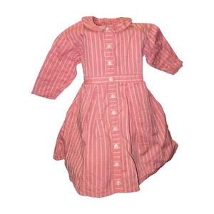Pleasant Company American Girl Addy Walker Meet Dress Pink Stripe  - Picture 1 of 6