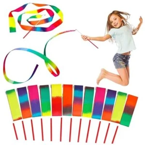 12 PCS Dance Ribbons Gymnastics Ribbons Dancing Streamers for Art Dance - Picture 1 of 7