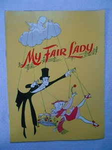 "MY FAIR LADY" Broadway Play SOUVENIR PROGRAM Brian Aherne Anne Rodgers - Picture 1 of 4
