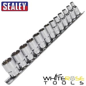 Sealey Socket Set Total Drive 13pc 4-14mm Hex Spline Trx-Star Premier - Picture 1 of 2