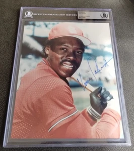 Vince Coleman St. Louis Cardinals Signed Autographed Photo 8x10 Beckett Slabbed - Picture 1 of 6