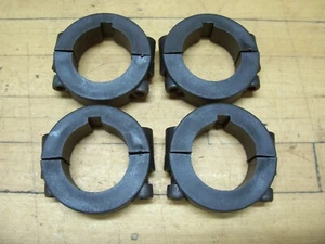 4 Go Kart Nylon Axle Lock Clamps Bearing Collars Sprocket Hub 1-1/4 Axle - Picture 1 of 9