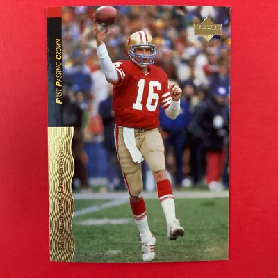 Joe Montana 1995 Upper Deck Official Career Set Card #16 NFL San Francisco 49ers - Image 1 of 2