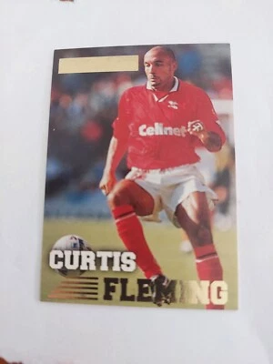 1996 Merlin Premier Gold Soccer Card -  Curtis Fleming #100 Rookie RC -NM/M - Image 1 of 2