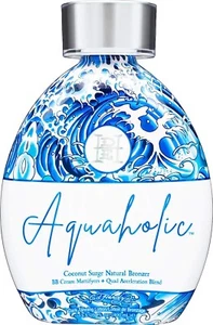 Ed Hardy Aquaholic Coconut Surge Natural Bronzer Tanning Lotion - 13.5 oz. - Picture 1 of 2