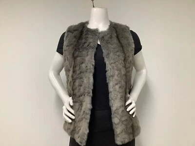 Chaleco Topshop Marrón Imitación Piel Tendencia Boho Chic Para Mujer Talla 6, Usado. Foto 1 de 4