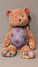 Peluche Boyds Bears Jim Shore Hope violet motif courtepointe florale bouton joint 15"