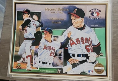 [X1] 1992 Upper Deck Heroes of Baseball Record Setters California Angels /52k - Image 1 of 2