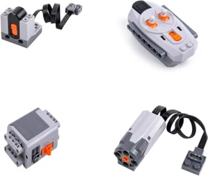 4in1 MOC Technical Power Functions Parts Kit M-Motor Battery Box For Legose DIY - Picture 1 of 5