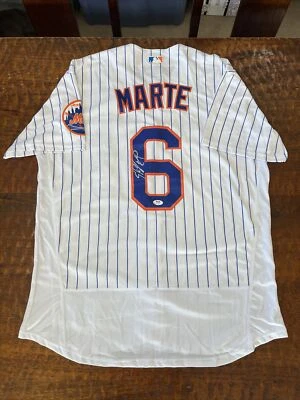 Starling Marte Signed New York Mets Jersey PSA DNA Coa Autographed - Image 1 of 4