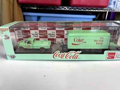 M2 MACHINES CHASE 1/750 Coca Cola 1969 Ford F250 Ranger 1949 Mercury Custom NEW - Image 1 of 3