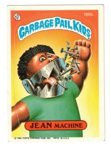 1986 Topps cubo de basura serie 5 niños máquina jean #186b ver escaneos para grado - Imagen 1 de 2