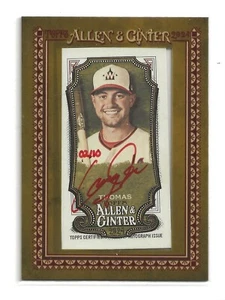 Lane Thomas 2024 Topps Allen & Ginter Mini Framed Auto Red Ink 2/10 (#MA-LT) - Bild 1 von 2
