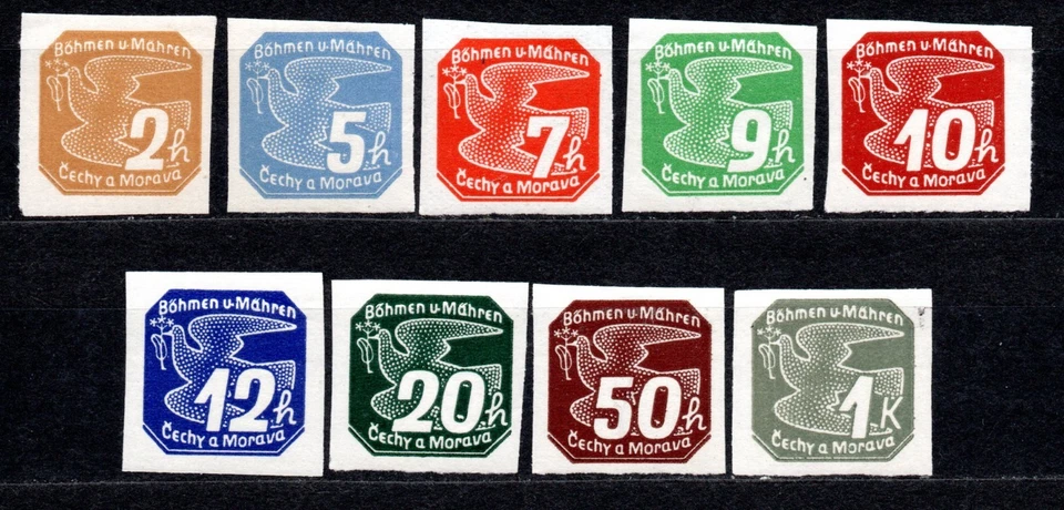 Germany, Bohemia and Moravia, occupation  WWII, Newspaper  Mi. 42-50 - Image 1 of 1